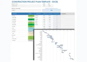 Construction plan template