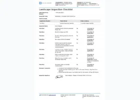 Landscape design quality checklist