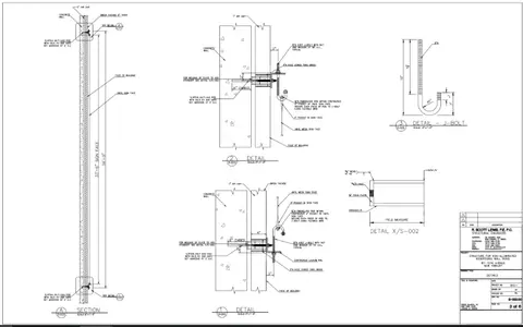 Structural drawing — foundation