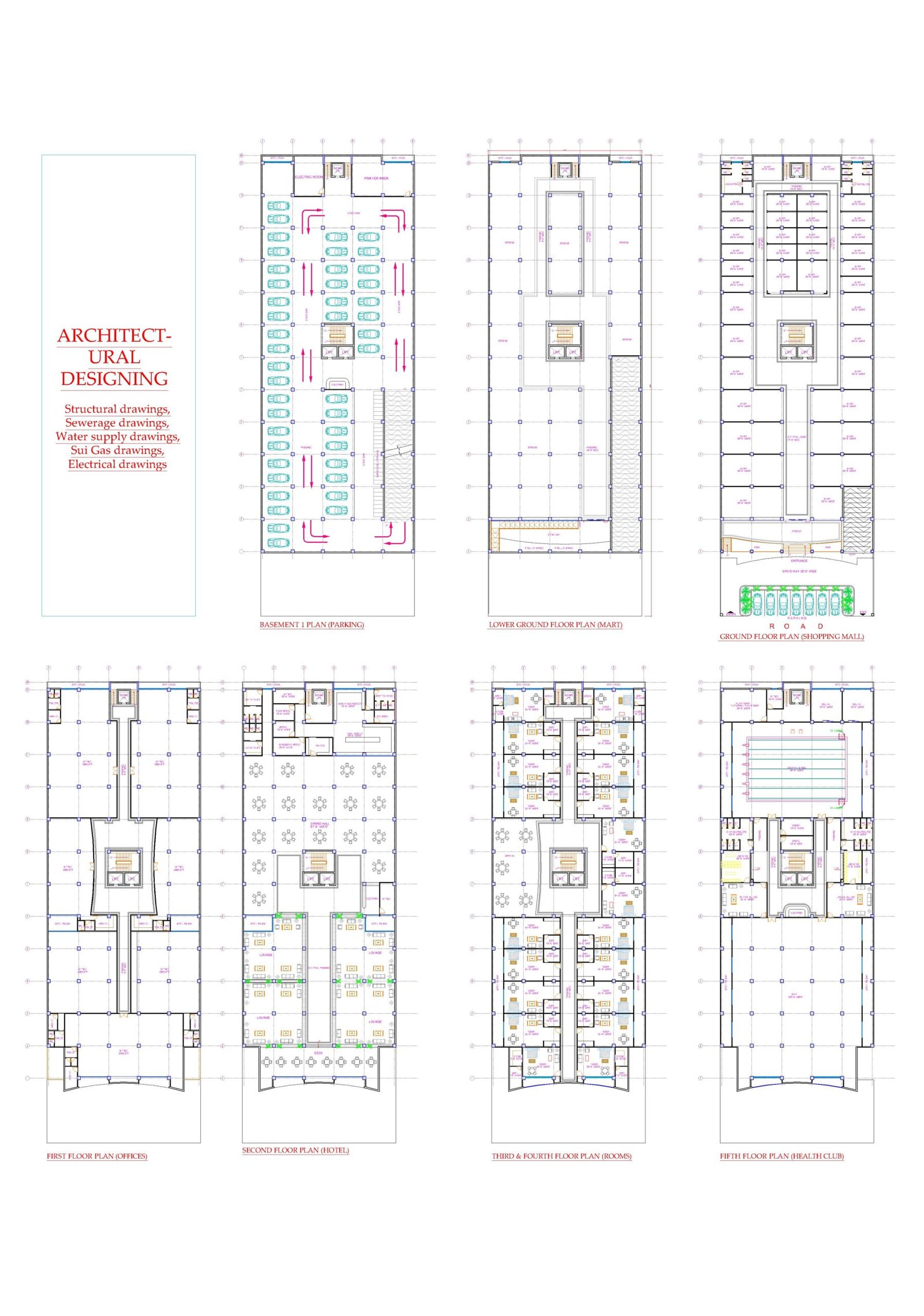 Commercial Market Drawing