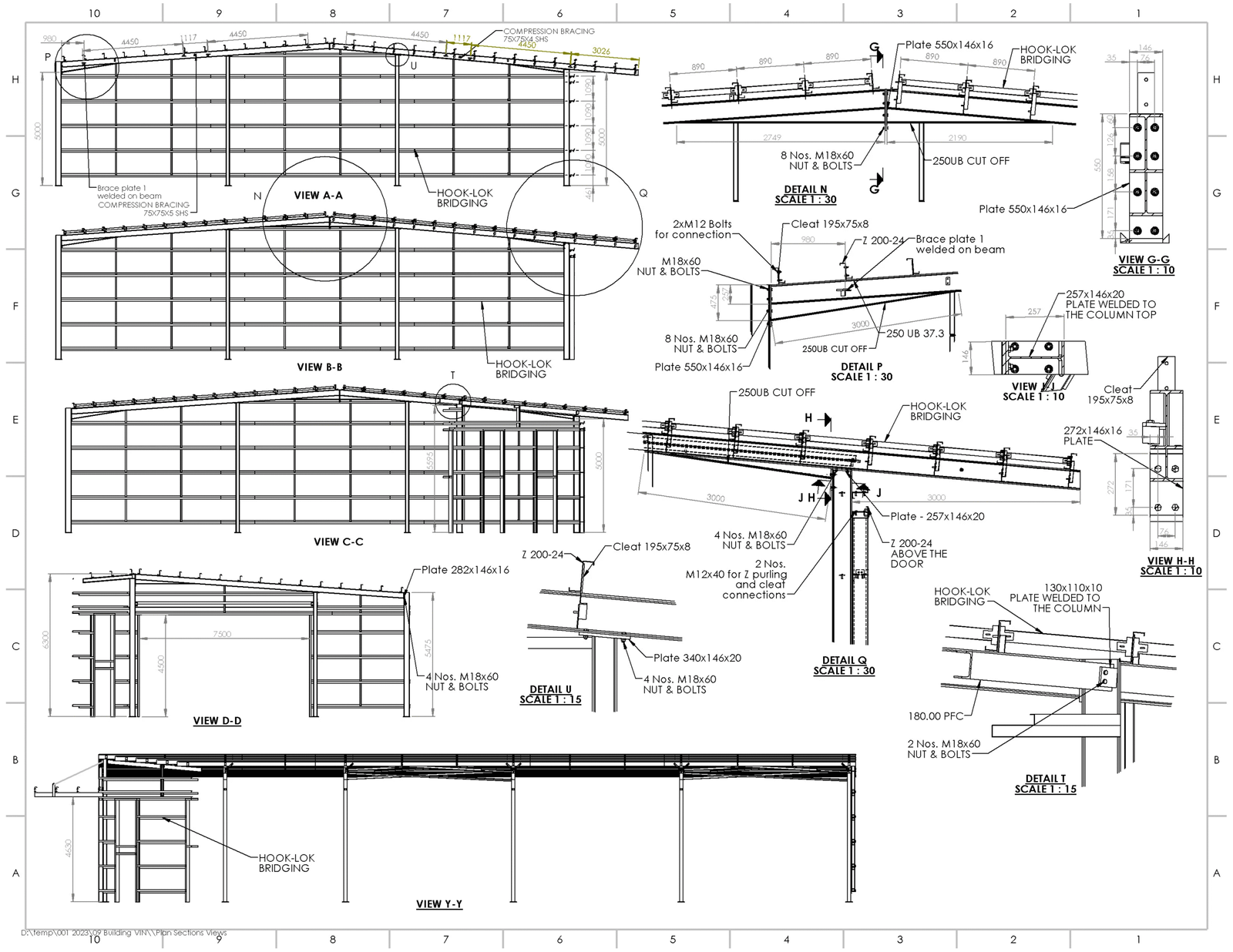 Fabrication Drawings for Metal Structures