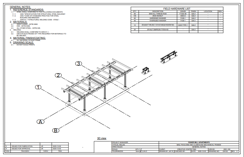 Apartments Shop Drawings